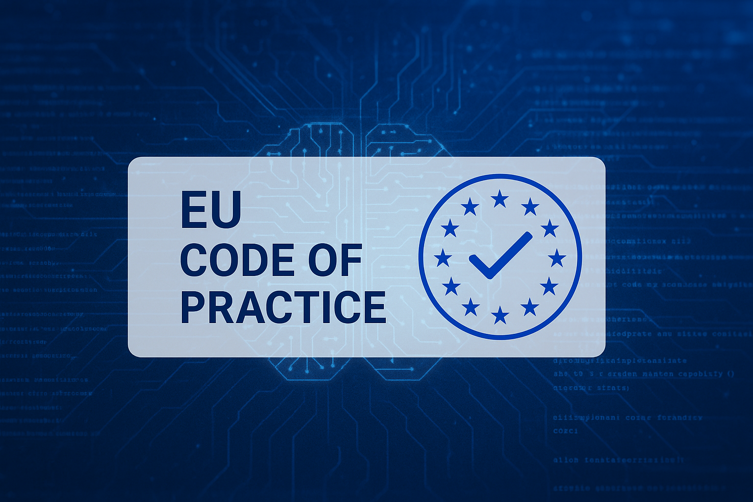 L’Europa pubblica il Code of Practice sull’IA generativa